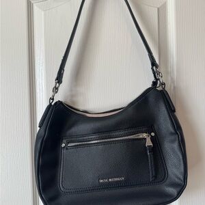 Black Leather Shoulder Bag